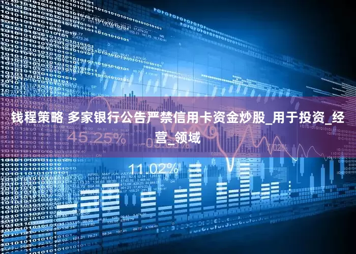 钱程策略 多家银行公告严禁信用卡资金炒股_用于投资_经营_领域